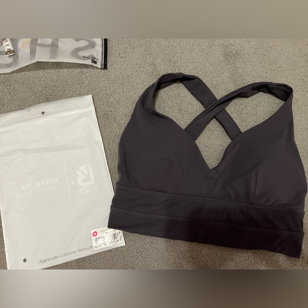 Buffbunny Collection Alpha Sports Bra Charcoal Grey Medium